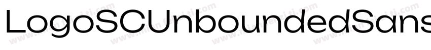 LogoSCUnboundedSans Reqular字体转换
